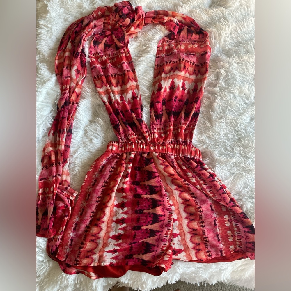 Open back romper